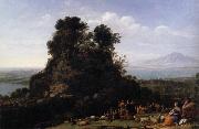 Claude Lorrain The Sermon on the mount painting